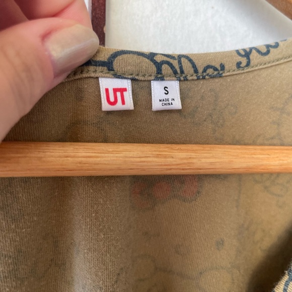 Uniqlo x Sanrio Tan and red Hello Kitty maxi dress #kawaii - Picture 3 of 6